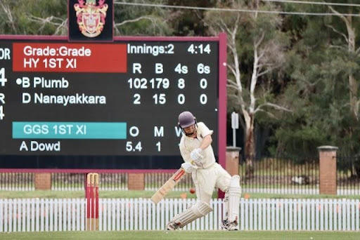 Brendan after bringing up his 100 in style on the Rendall